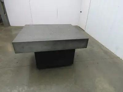 Brown Sharpe Granite Surface Inspection Plate 41-1/4 x 49 x 8" Stand Grade B