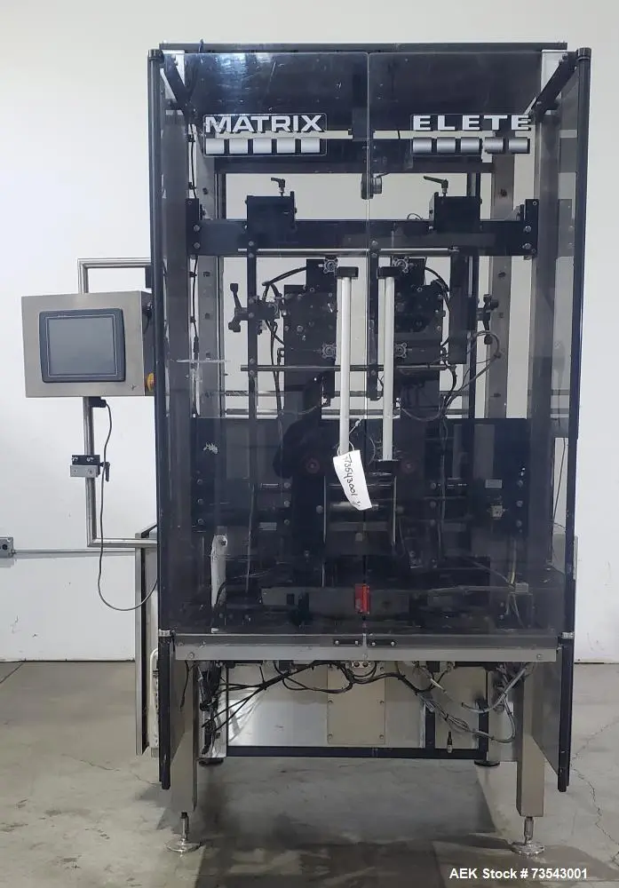 Used MATRIX PACKAGING ELETE QUAD Q13 Bagger Only Vertical Form & Fill Illinois US | Aaron Equipment #293837