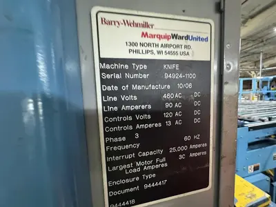 USED 2006 BW PAPERSYSTEMS / MARQUIP SHEETPRO