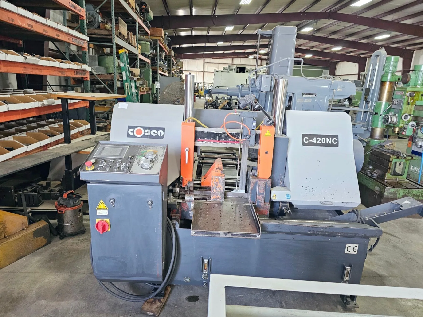 Used 2016 COSEN C-420NC Horizontal Dual Column Band Saws Texas US | N & R Machine Sales #946414