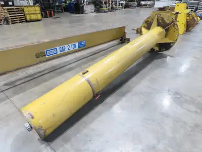 Contrx 2 Ton 4000 Lb Free Standing Jib Crane 14' Span 12' Height Under Beam