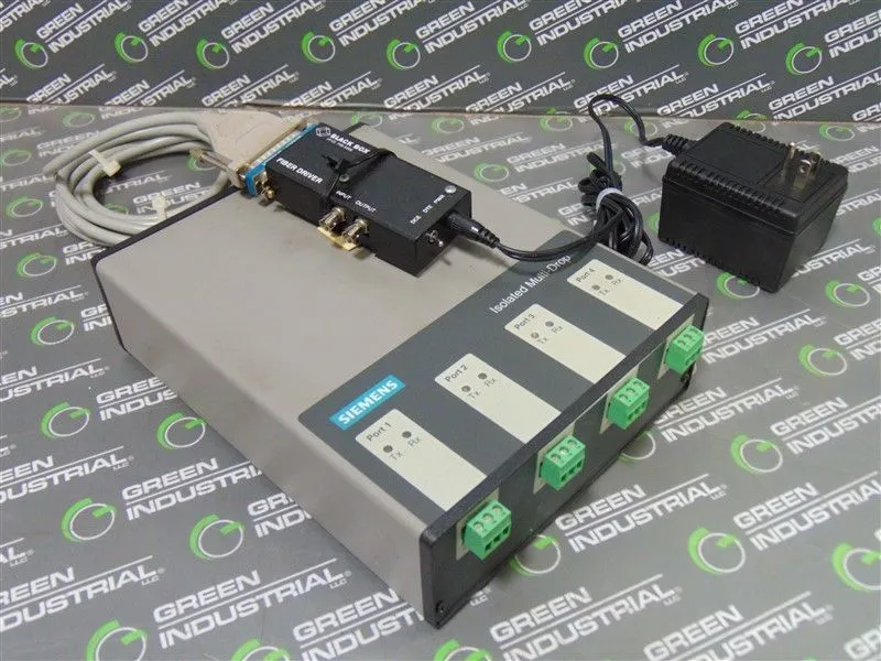 Siemens 18-658-582-537 Isolated Multi-Drop Unit with Fiber Driver Used