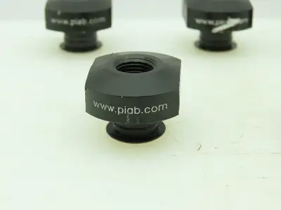 Piab 05AA Female Fitting For Suction Cups 1/8"NPSF LOT OF 9