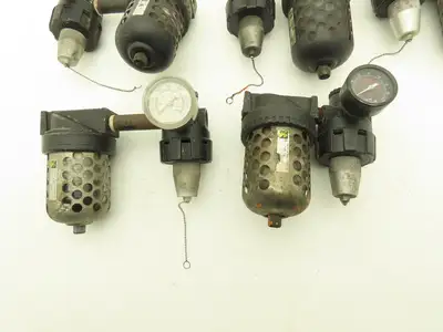 Master Pneumatic Norgren R24-400-RGLA FD100-4 Regulator Filter Assembly Lot of 5