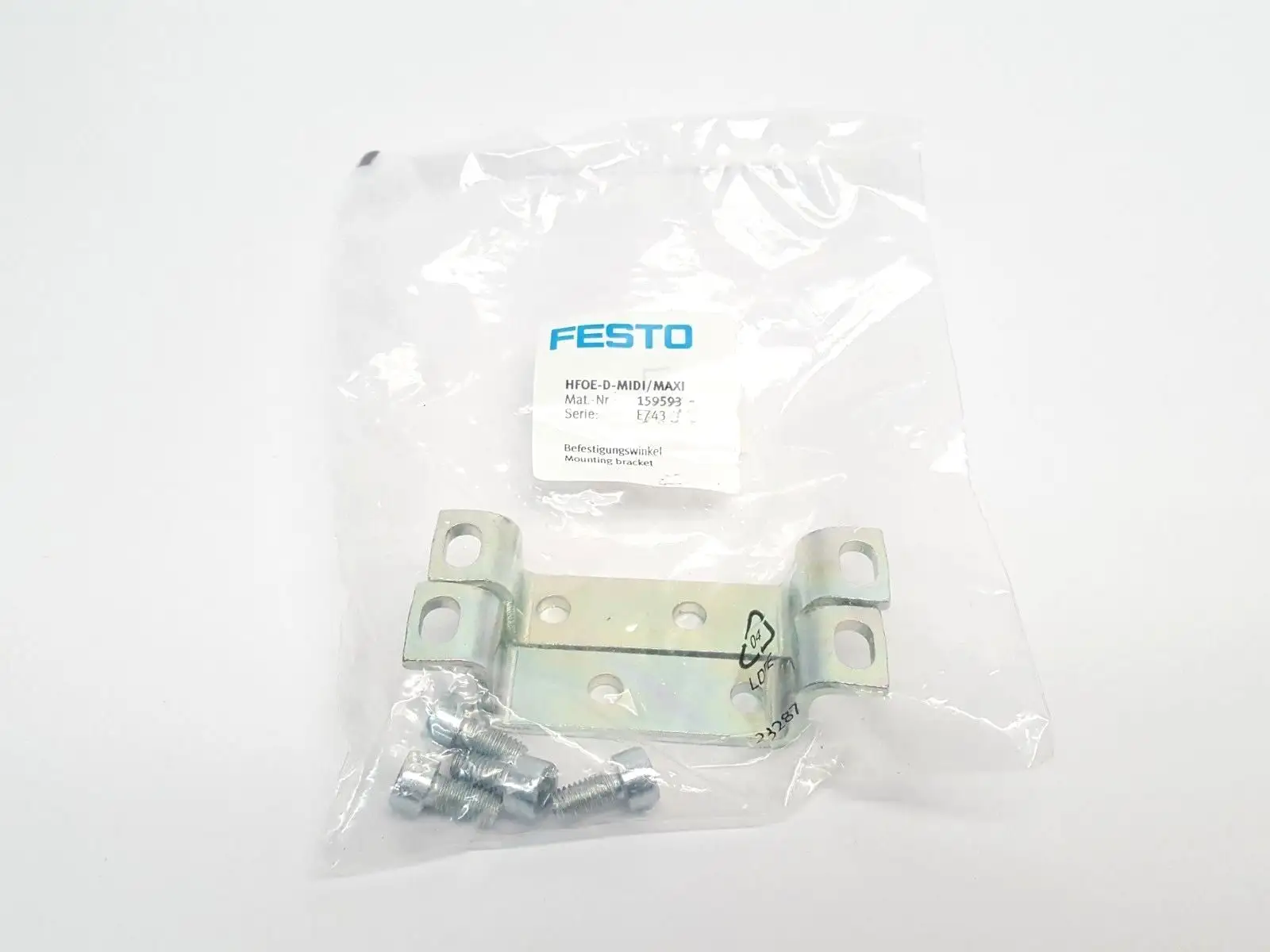 HFOE-D-MIDI/MAXI,159593 | Festo HFOE-D-MIDI/MAXI Mounting Brackets 159593 - New