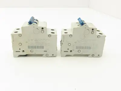 Allen Bradley 1492-SPM2D060 Circuit Breaker 6A 2 Pole 480 VAC Ser D Lot of 2