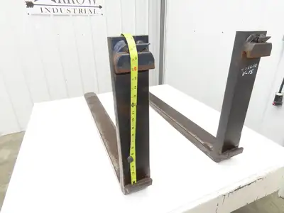 Crown 75324-3 4x42" Class 2 Steel Forklift Forks 16" Carriage 1-Pair 1500X24