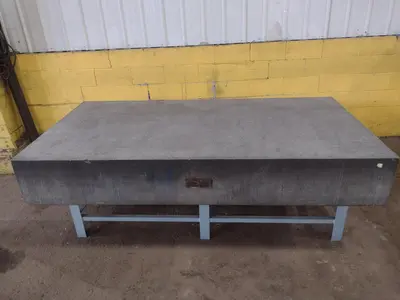 8' X 4' X 14" CHALLENGE PRECISION LAYOUT INSPECTION GRANITE TABLE: STOCK #23797