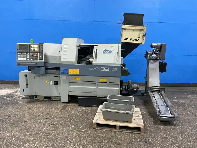 Used 2007 STAR MICRONICS CO LTD SV32J2 Swiss Type Automatic Screw Machines Ohio US | HGR 24 #1148074