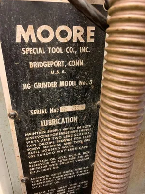 USED 1966 Moore #3. S/N: G-825, 2X DRO, (2) MOORE HEADS