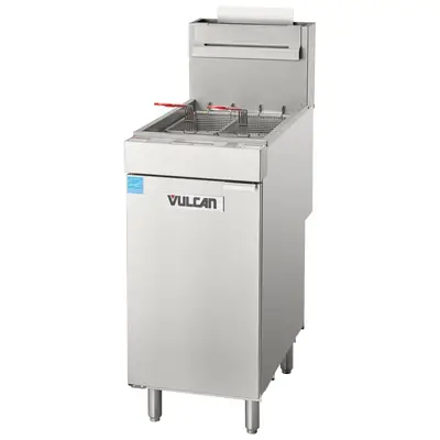 Vulcan 1VEG35M Gas Fryer - (1) 40 Lb Vat, Floor Model, Natural Gas