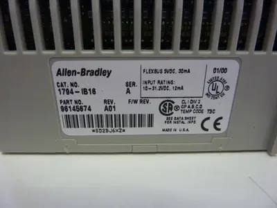 USED ALLEN BRADLEY 1794-IB16 SER A