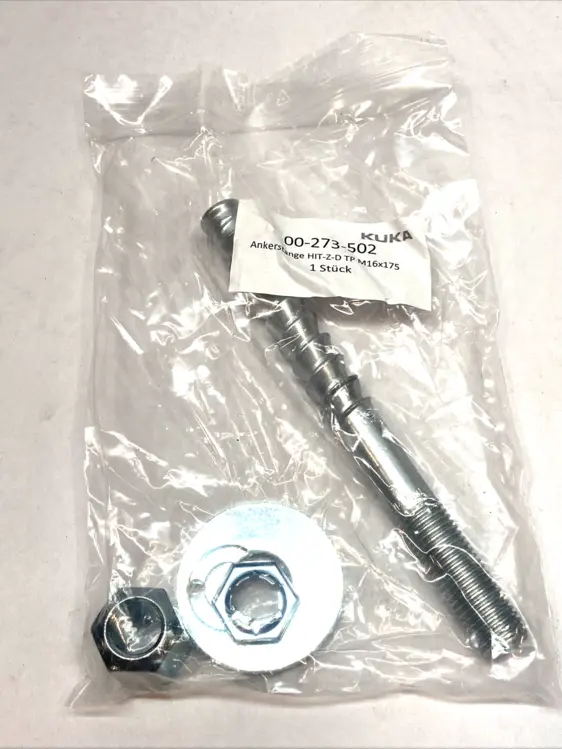 New | in-Stock KUKA ANCHOR ROD M16 X 175MM ZINC-PLATED HIT-Z-D TP Bolts Michigan US | Maverick Industrial Sales #1092063