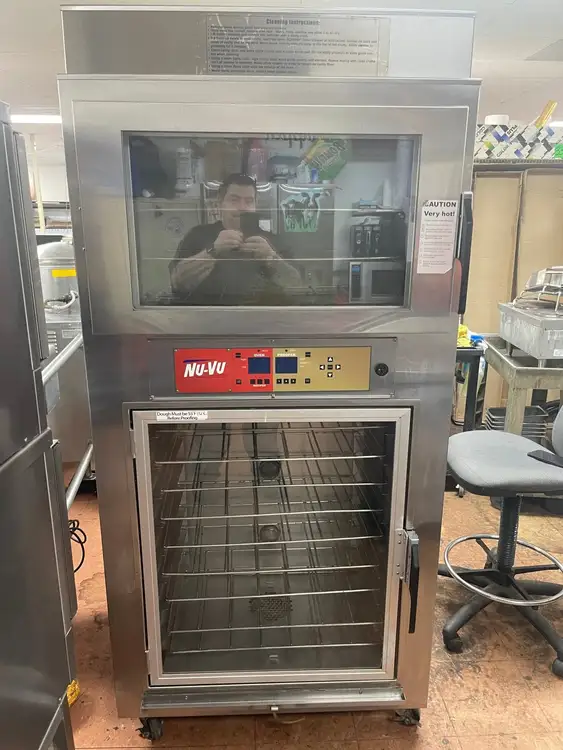 Used Nu-Vu Used NU-VU SUB-123P Double Deck Digital Commercial Electric Oven Proofer Combo 220V Electric Ovens Illinois US | Falcon Restaurant Supply #1375779