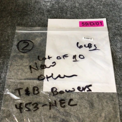 New | in-Stock Bowers 453-NEC Misc Industrial Equipment California US | Davliegogo LLC #1729517