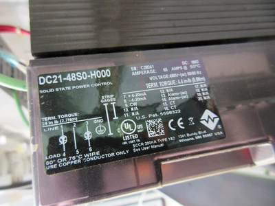 Heater Control Cabinet
