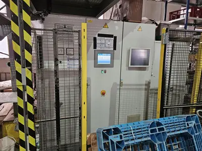 USED HOSOKAWA TWO-STAGE PLASTIC SHREDDING AND GRANULATION SYSTEM