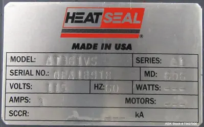 USED HEAT SEAL AT36