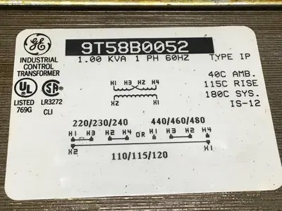 USED GENERAL ELECTRIC / GE 9T58B0052