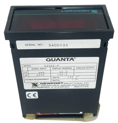NEW NEWPORT/OMEGA ENGINEERING Q2000-P PROCESS METER Q2000P