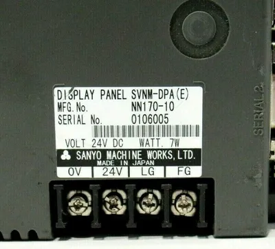 USED SANYO SVNM-DPA DISPLAY PANEL SVNMDPA