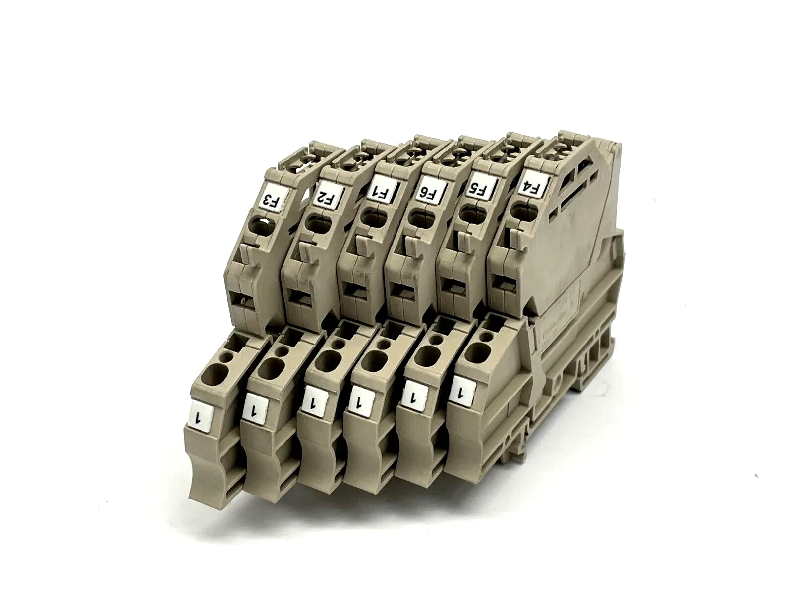 ZSI 2.5 | Weidmüller  Fuse Terminal Block 1616400000 LOT OF 6 - Used