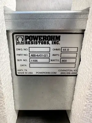 USED ABB POWEROHM ABB-48431-021 800 WATT