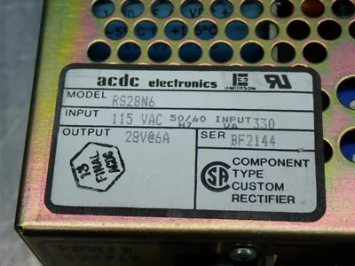 USED ACDC ELECTRONICS RS28N6