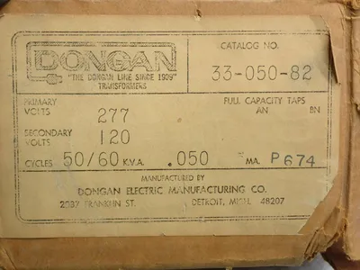 New | in-Stock DONGAN 3305082 Transformers Ohio US | HGR 24 #883028