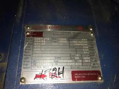 200 HP Bull DC Motor (New)
