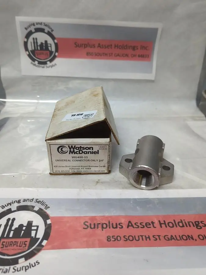 New | in-Stock WATSON MCDANIEL WU450-13 Boiler Accessories Ohio US | Surplus Asset Holdings #1226128
