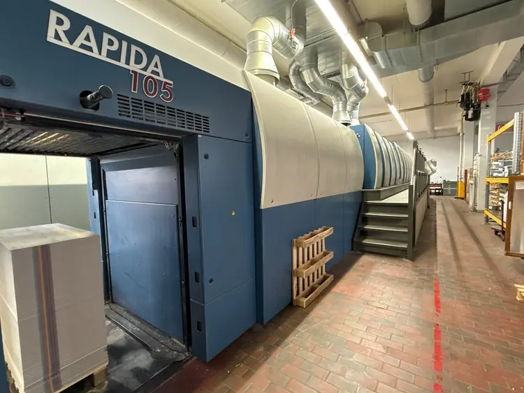 Used 2007 KBA Rapida 105-6LTTL CX ALV2 UV & IR Offset Presses Illinois US | Machinery Solutions Group, Inc. #733999