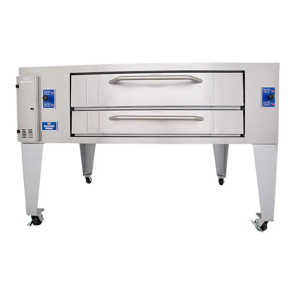 Bakers Pride Y-800BL Super Deck Floor Model Single Pizza Deck Oven - Liquid Propane
