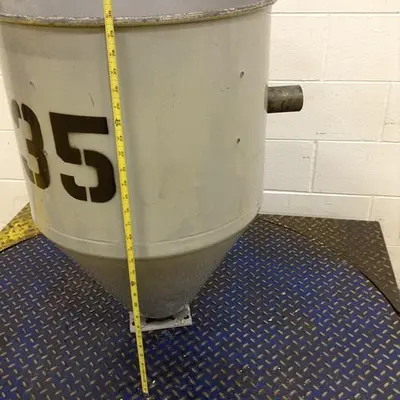 USED METAL FABRICATOR HOPPER222