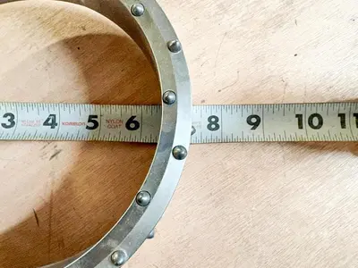New | in-Stock AFTERMARKET 6" DUAL ROTARY SHOE – 22 BALLISTIC BUTTON ASSEMBLY Drilling Attachments Pennsylvania US | East West Machinery & Drilling #1418078