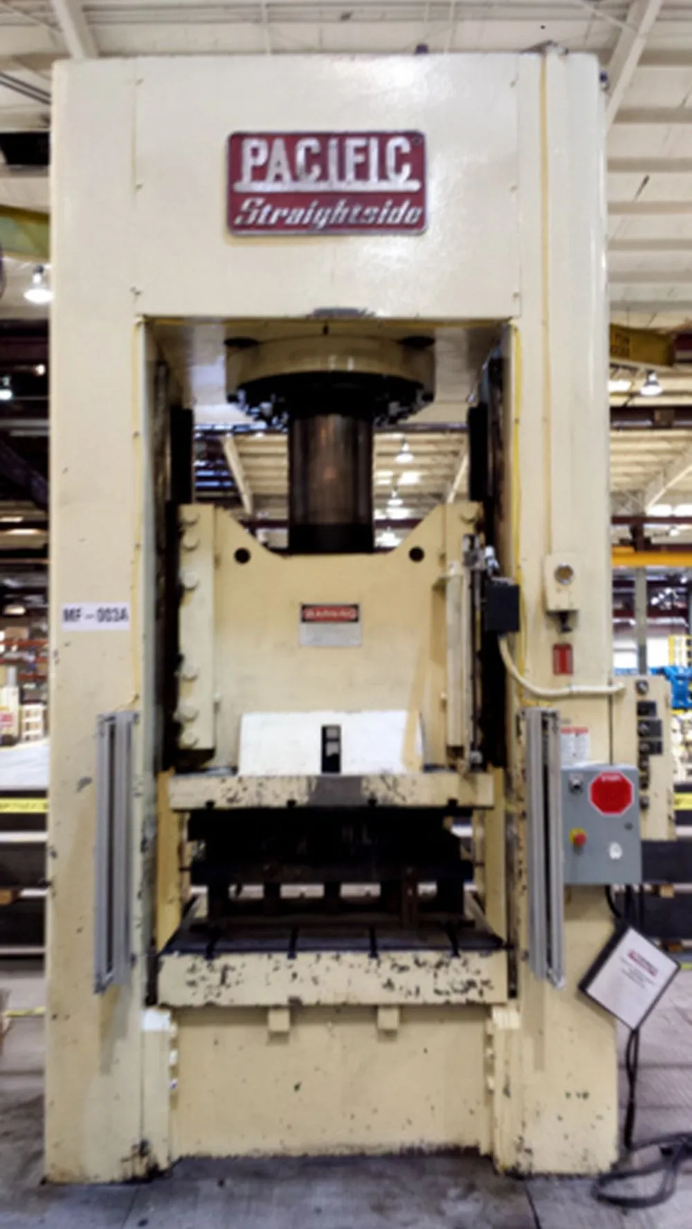 USED PACIFIC HYDRAULIC PRESSES PACIFIC 500M48 PRESS