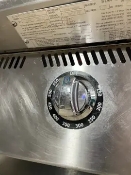182-0004 Star Ultra-Max 24 Inch Chrome Plated Propane Thermostatic Griddle