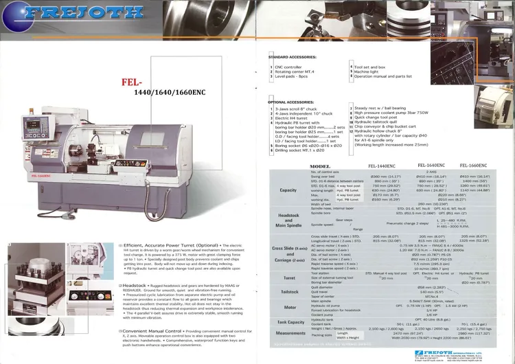 New | in-Stock 2026 ACRA FEL 1440ENC CNC Lathes Illinois US | Blackout Equipment, LLC #484144