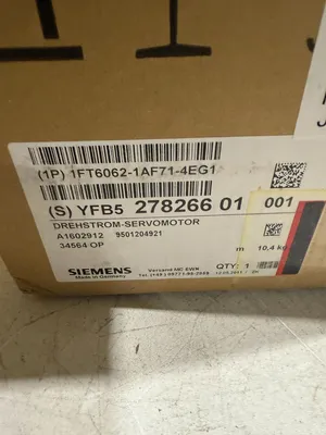 NEW SIEMENS 1FT6062-1AF71-4EG1