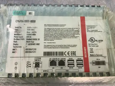 Used 2022 BECKHOFF CP670600010050 Automation Control (HMI) Ohio US | HGR 24 #1518992