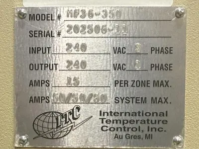 NEW IDEAL MACHINERY IM-MF36-350-GTP