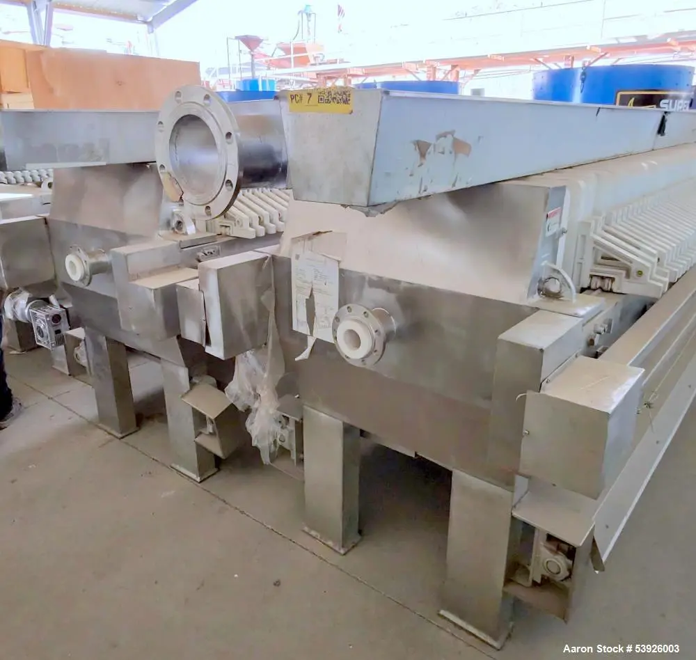 2020 SINO XMZ50/870 Filter Press – 50m², 748L, Hydraulic Plate & Frame System