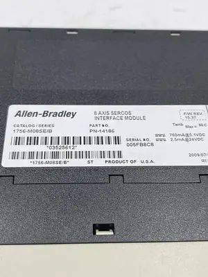 Used ALLEN-BRADLEY ALLEN-BRADLEY 1756-M08SE/B PLC Input & Output | ND Industrial Surplus #1214560