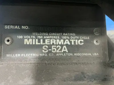 Used MILLER S52A Wire Feed Welders Ohio US | HGR 24 #1460600