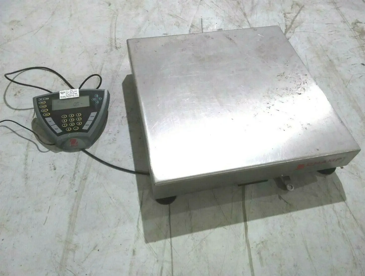 Used Ohaus Champ Square Platform Scale 0.1lb-500lb Platform Scales Michigan US | Maverick Industrial Sales #1489367