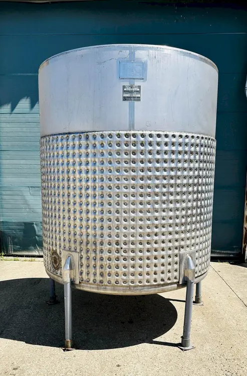 Used 1984 PERMA-SAN 1000 GALLON JCVC Jacketed Tanks Ohio US | Portage Packaging Systems, Inc. #394149