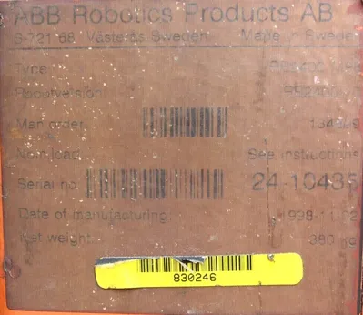 USED ABB IRB2400M WORKING ROBOT