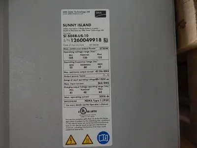 Used 2026 SMA 6048-US-10 Power Inverters Texas US | Aucto #1308411