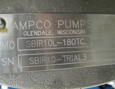 USED Ampco SBIR10L-180TC