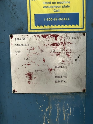 DoAll 2024-V5 High Column Vertical Saw